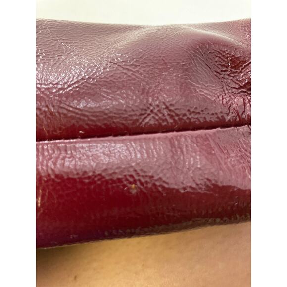 COACH F17953 SMALL WINE PATTON LEATHER SHOULDER BAG - Picture 15 of 16